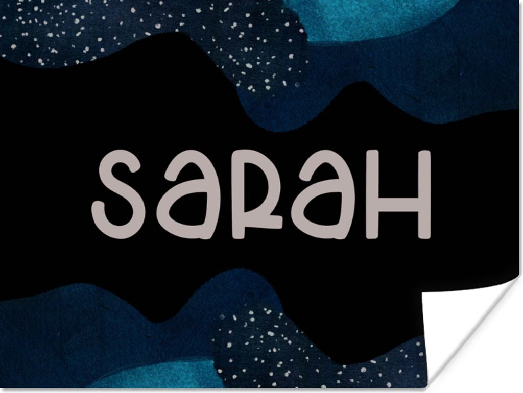 MuchoWow Poster Sarah - Pastell - Mädchen 40x30 cm - Plakate für die Wände - Poster Wohnzimmer