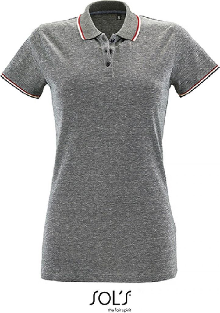 SOLs 02082 | Damen Heather Polo Shirt Paname - Farbe: Produktbild 
