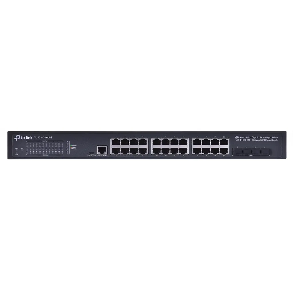 Switch manageable 24 ports SFP+ 10G TP-Link JetStream avec support UPS - 6