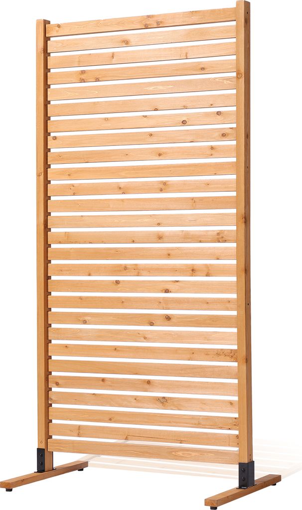 VEVOR Sichtschutz aus Holz, 91 x 6,3 x 187 cm, Raumteiler für den Außenbereich, dekorative Terrassentrennwand, Außentrennwand für Balkon, Terra...