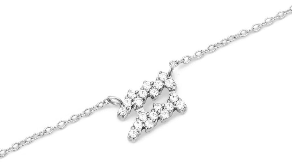 Passende Stahlkette Aquarius Crystal Zodiac DW00400953