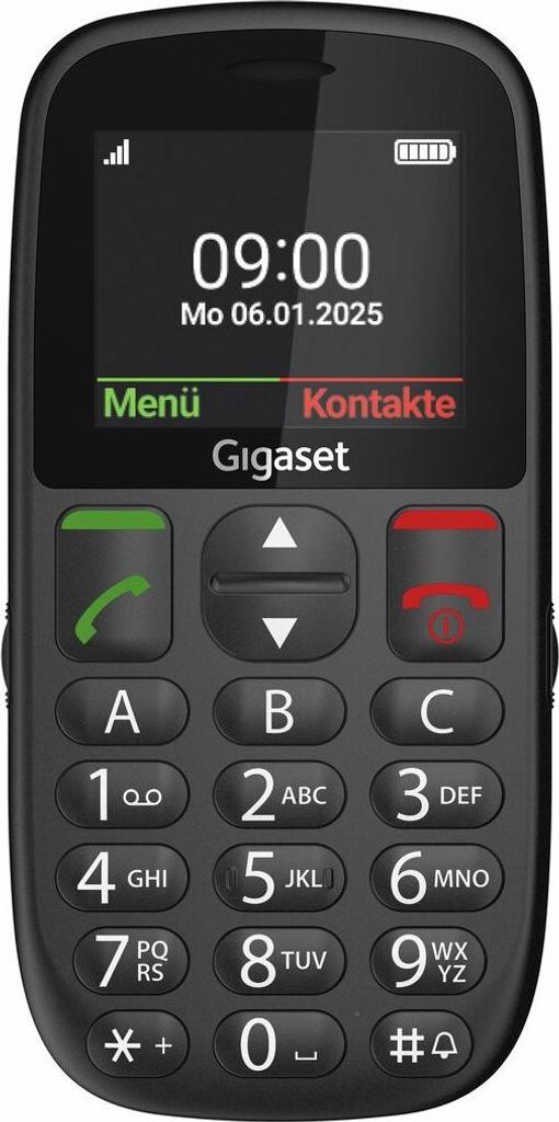 Gigaset GL395 Dual Sim Black Produktbild 