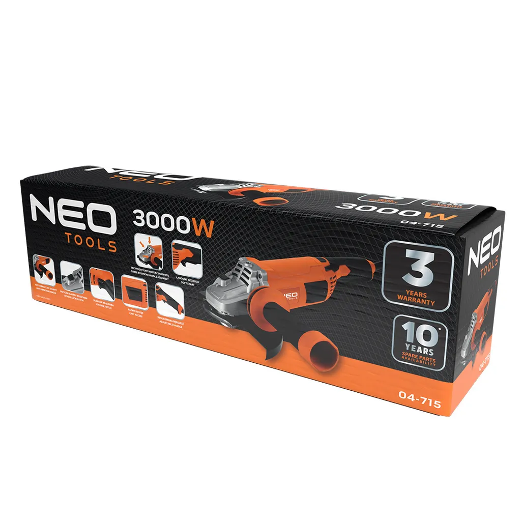 Meuleuse d'angle 230mm 3000W : finissez vos découpes difficiles vite - 13