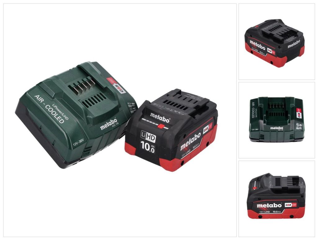 Základní sada Metabo 18 V 1x akumulátorová sada LIHD 10,0 Obrázek produktu 