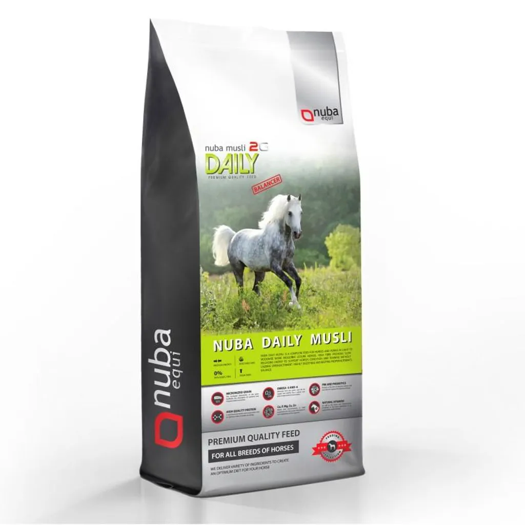 NUBA EQUI Daily 2G muesli à énergie moyenne pour substituer l'avoine 20kg