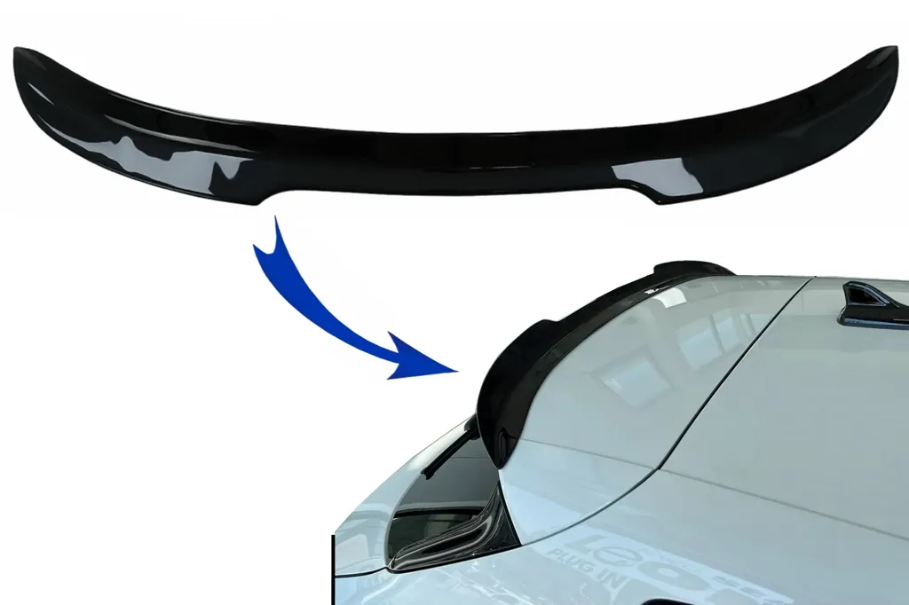 Spoiler Seat Leon Mk4 2020+ Noir Brillant pour corriger le style Arrière