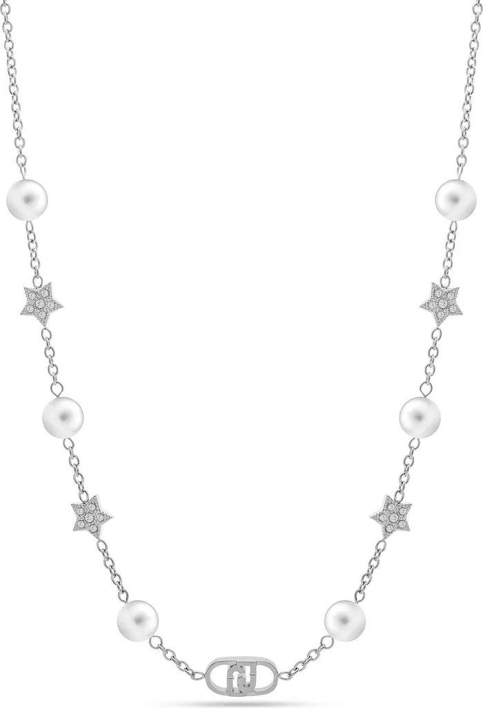 Sautoir Liu Jo femme en argent véritable - Longueur réglable 70 cm max