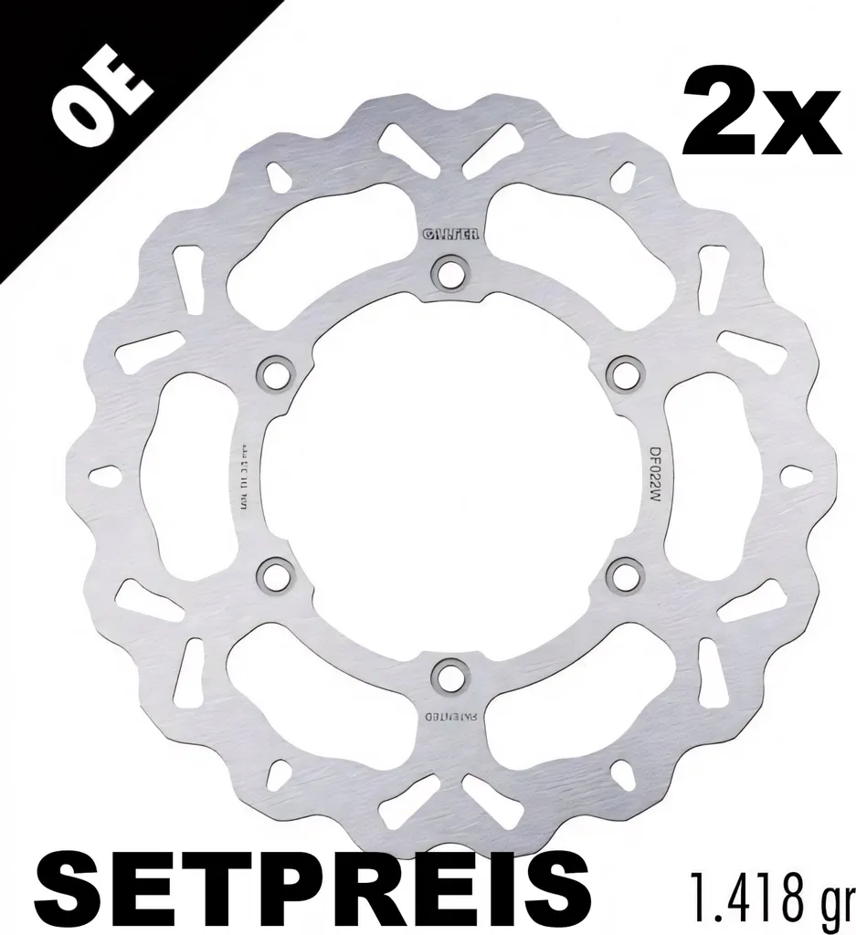 Disques de frein avant Galfer 318mm pour Honda ST Pan-European 1100