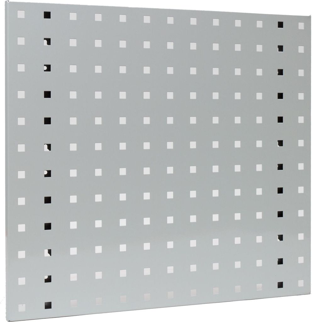 Lochplatte / Maße:LxB = 493mm x 456mm / RAL 7035