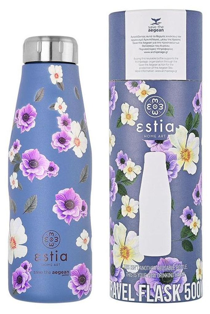 ESTIA | Gourde thermos - 500 ml - Gourde avec couvercle - Image du produit 