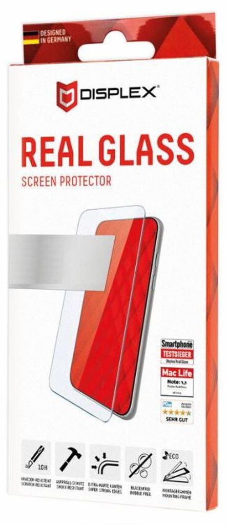 Displex Panzerglas (10H, 2D) für Apple iPhone 15/15 Pro/16, Produktbild 