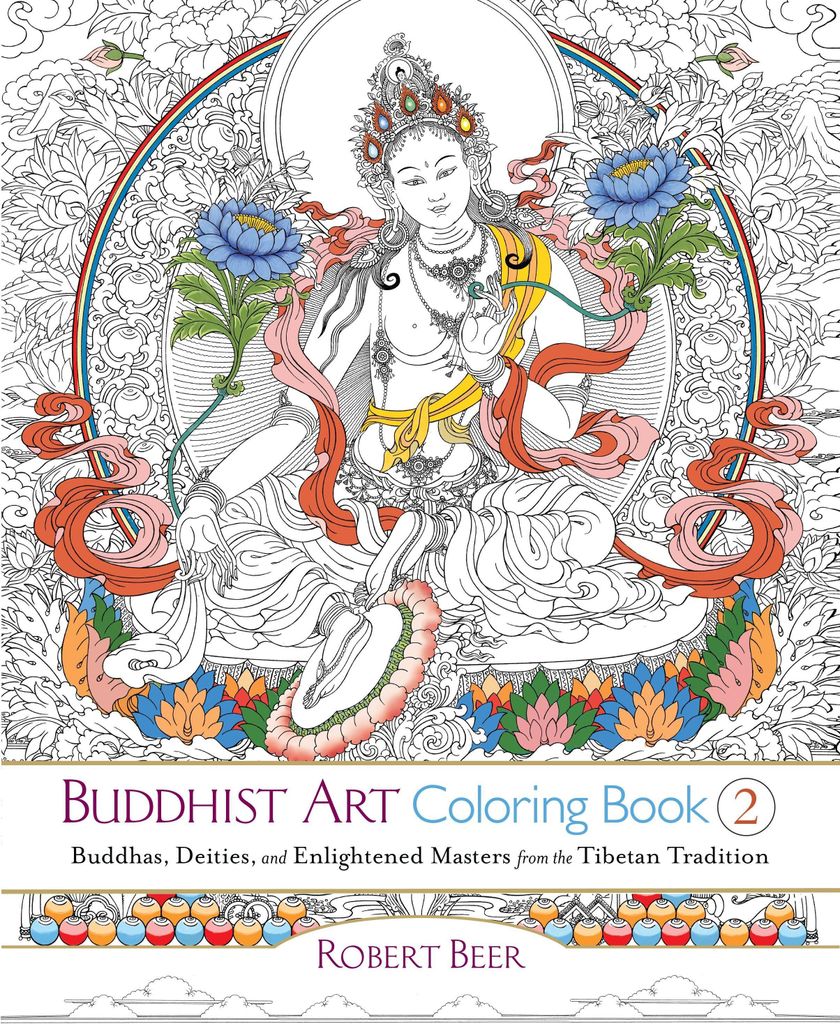 Buddhist Art Coloring, Book 2