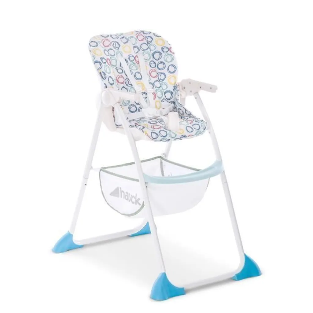 Chaise Haute Bébé Hauck Sit N Fold avec Plateau Amovible et Pliable