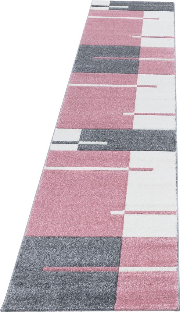 Kurzflor Teppich HAWAII Pink 80 x 300 cm