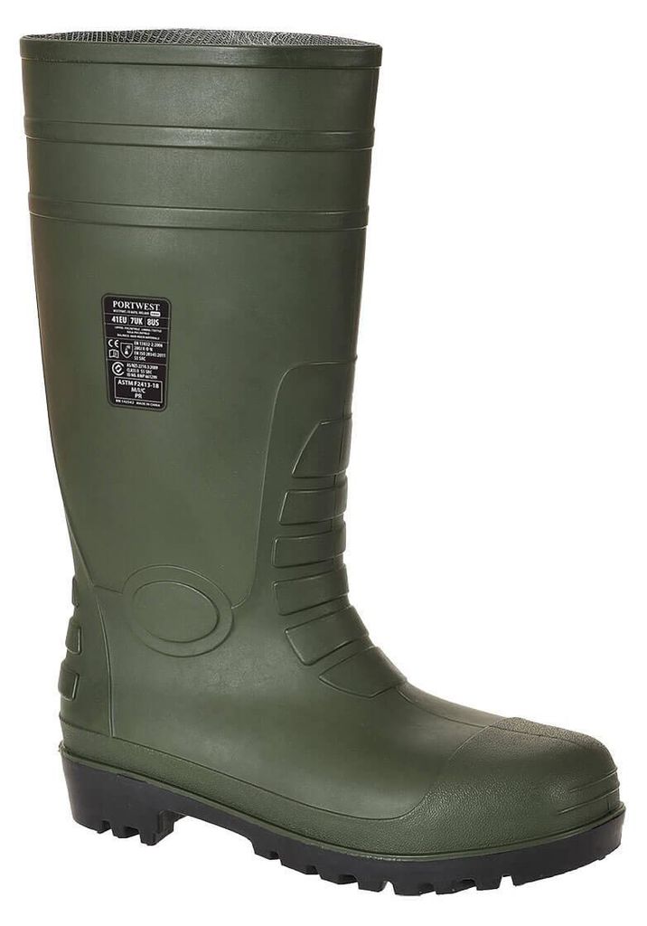Portwest FW95 Total-Sicherheitsgummistiefel S5 Green Gr. 36