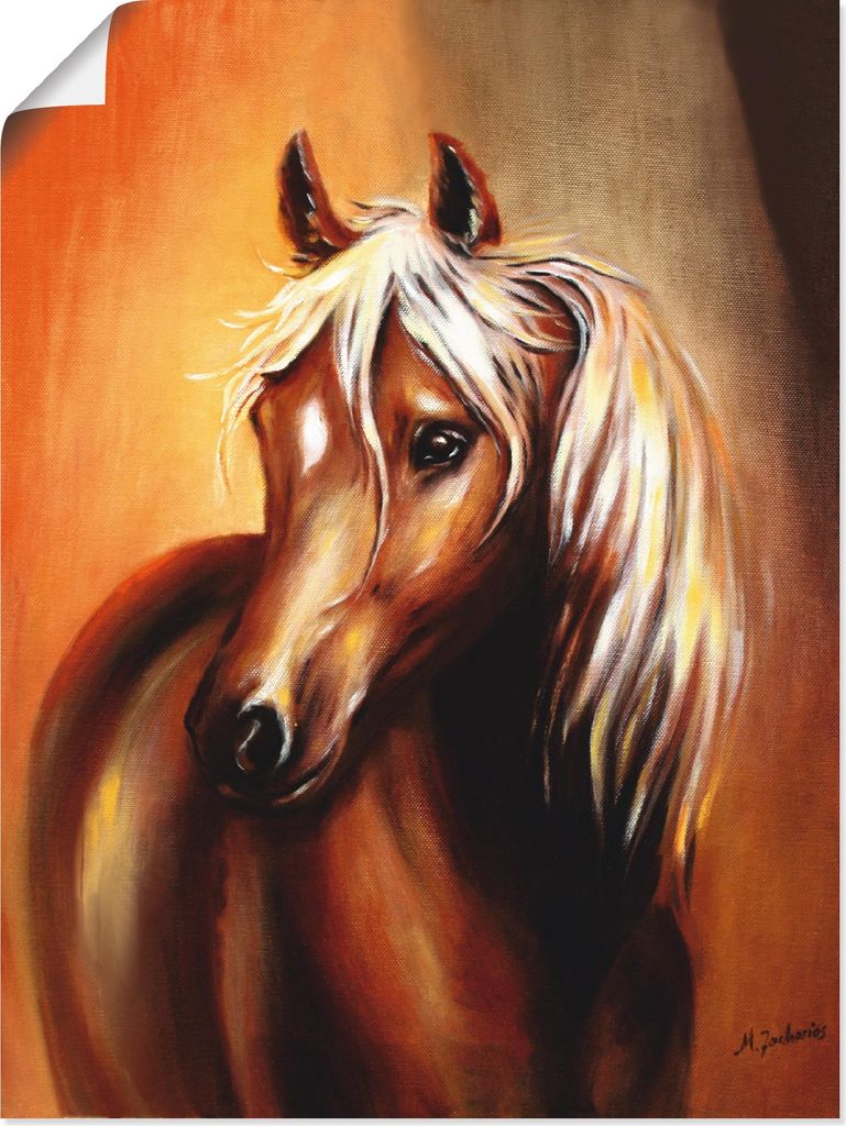 ARTland Poster Pferd Fantasie Größe: 60x80 cm