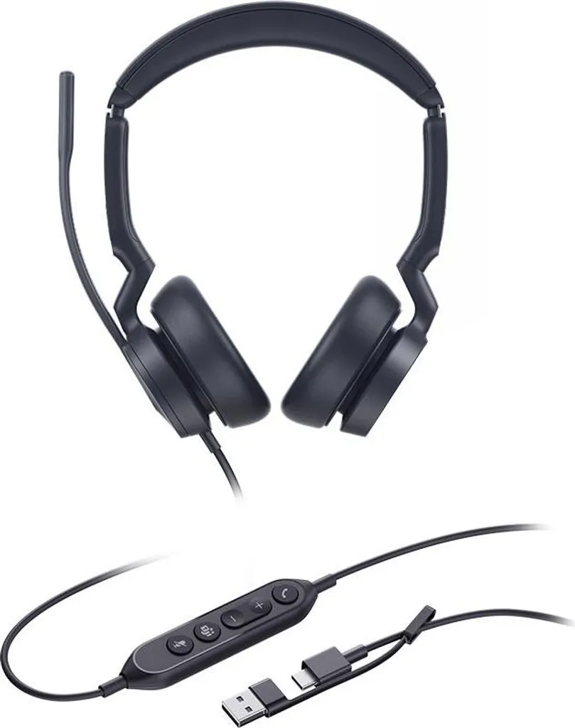 Casque de Télétravail Yealink UH44 Dual USB Haute Qualité Réf 1308186