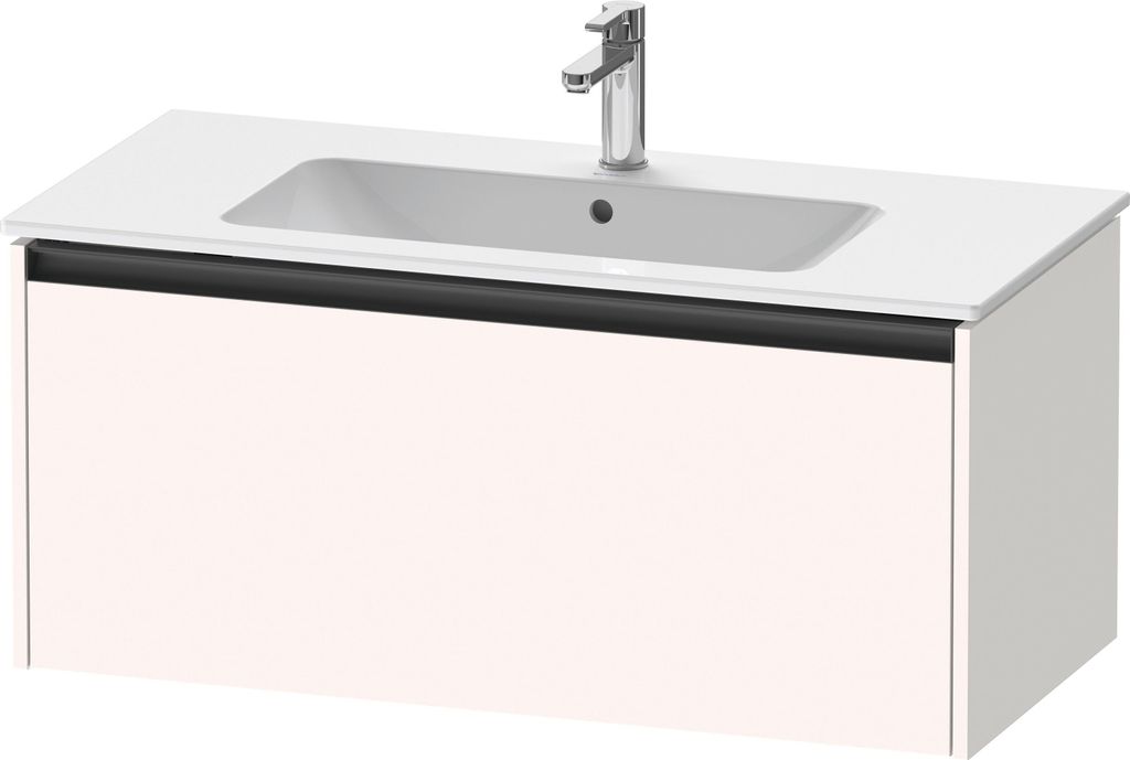 Duravit Ketho.2 Wastafelonderkast 101x48x44 cm Supermat Wit