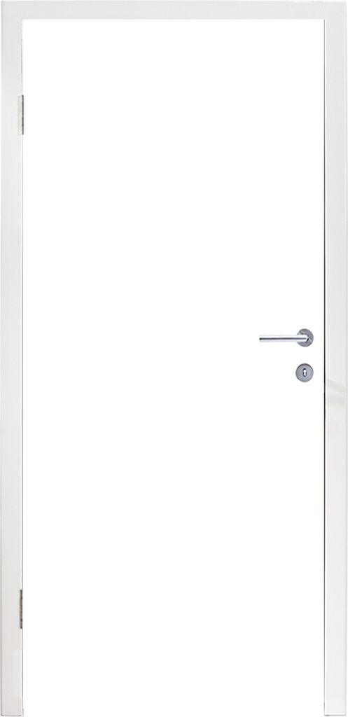 MuchoWow Türtapete Selbstklebende Türfolie Weiß - Interieur - Muster 90x215 cm Türposter Türaufkleber Klebefolie Türklebefolie - Plakat an ...