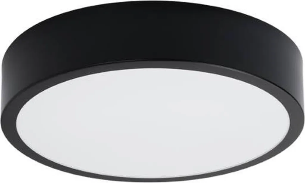 Plafoniera Quadrata ONYX 30 LED 23W Nero - Design Minimalista Sollux