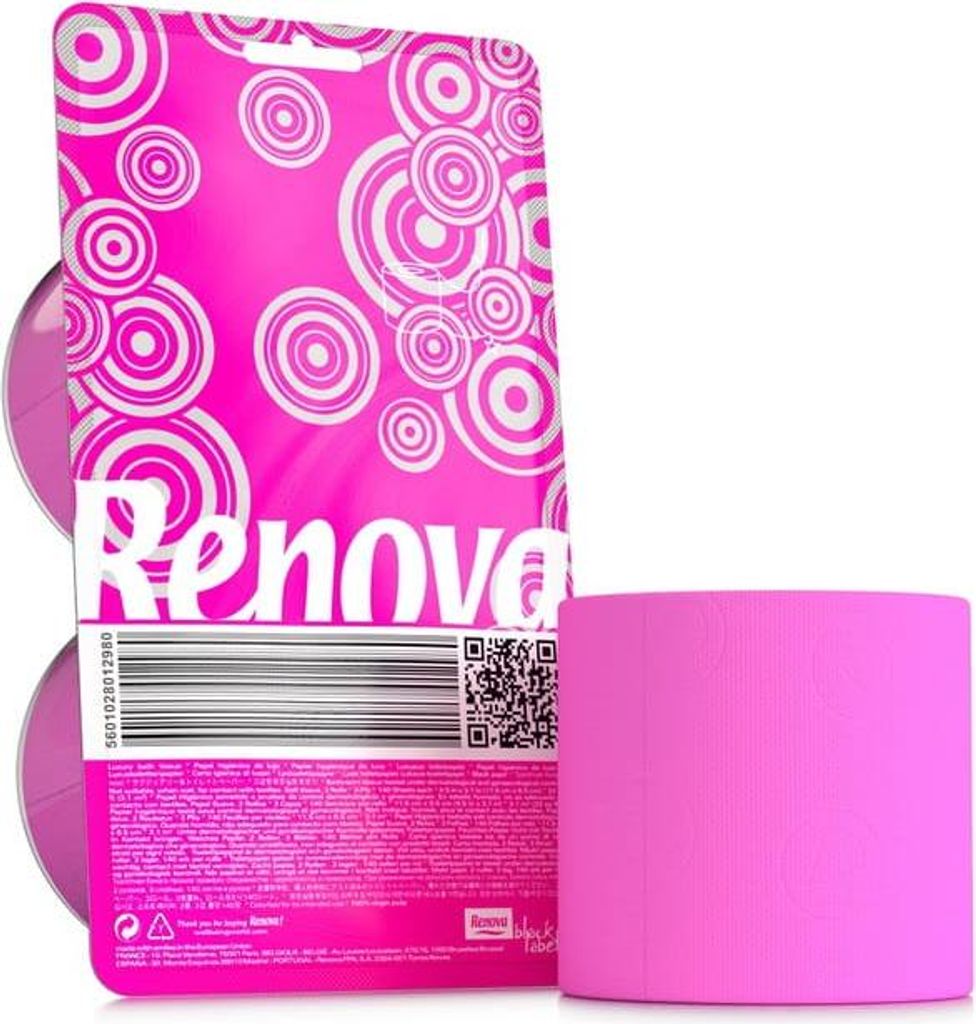 Renova Crystal Rosa Toilettenpapier 2R 3-lagig