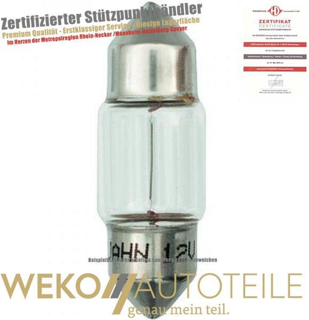 C10W 12V 10W SV8 5-8 LID10095 Diederichs