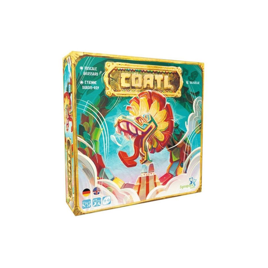 Cóatl Brettspiel für 1–4 Spieler, ab 10 Jahren, Familienspiel