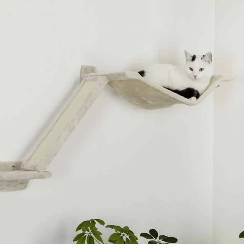 Parcours mural pour chat Kerbl Mount Everest - Arbre à chat mural bois - 5