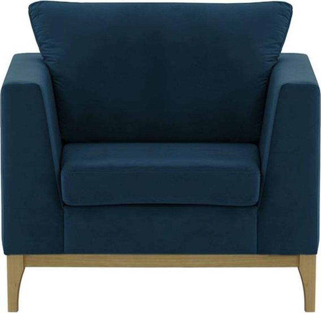 Sessel Gosena Wood-Velluto 11-wax black