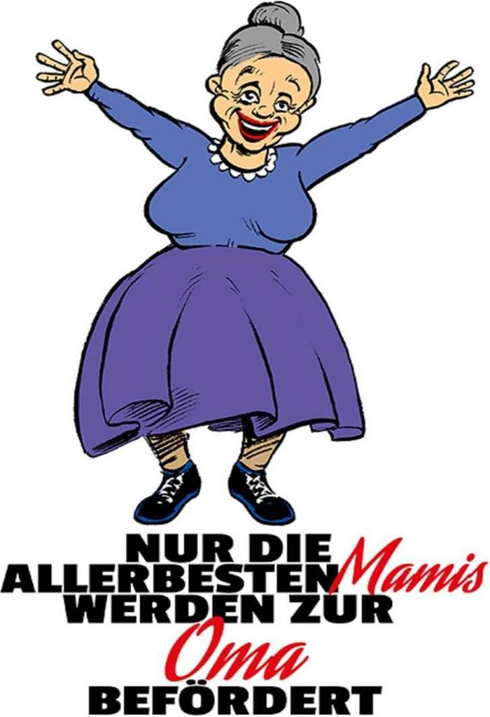 vianmo Holzschild 40x30 cm Mamis werden zur Oma