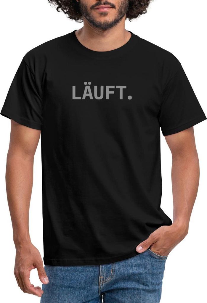 Spreadshirt Stromberg Läuft Männer T-Shirt, XXL, Schwarz