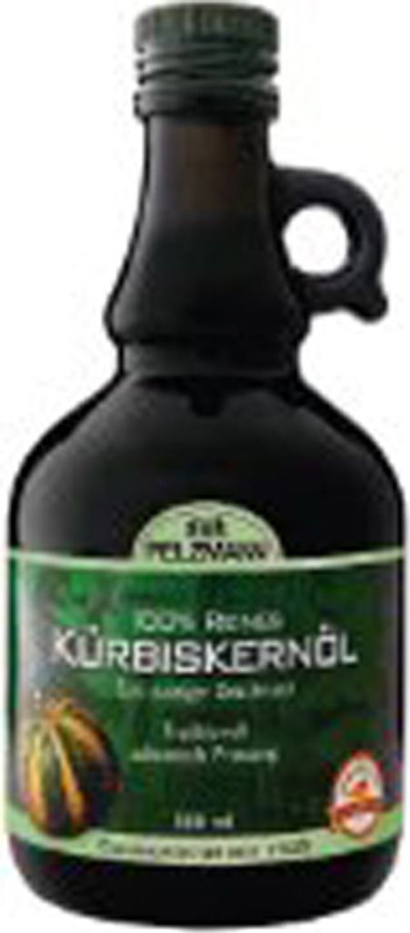 Pelzmann Kürbiskernöl 100% pur 500 ml.