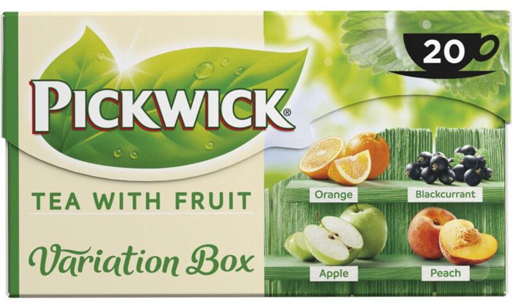 Pickwick Variatiebox Green Fruit Tea, 20 torebek, 30 g - Zdjęcie produktu 