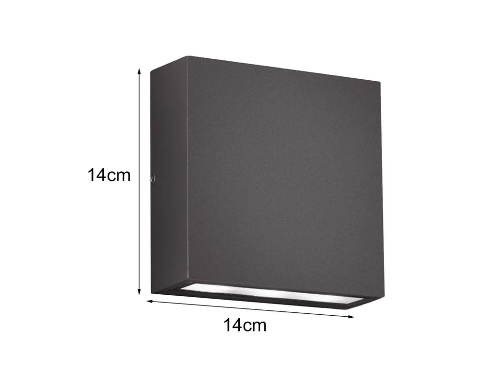 TRIO Applique LED 6W 3000K 360lm anth Conv - 5