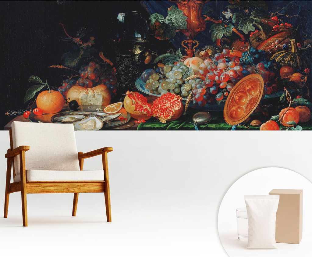 Fototapete - 250x104 cm - Tapete - Wandtapete - Wandbilder - Dekofolie - Tapete Folie - Wand - Dekoration - Wohnzimmer - Fruchtreichtum