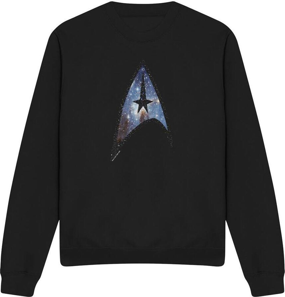 Star Trek - "Galactic" Sweatshirt für Herren/Damen Uni TV11414 (XL) (Schwarz)