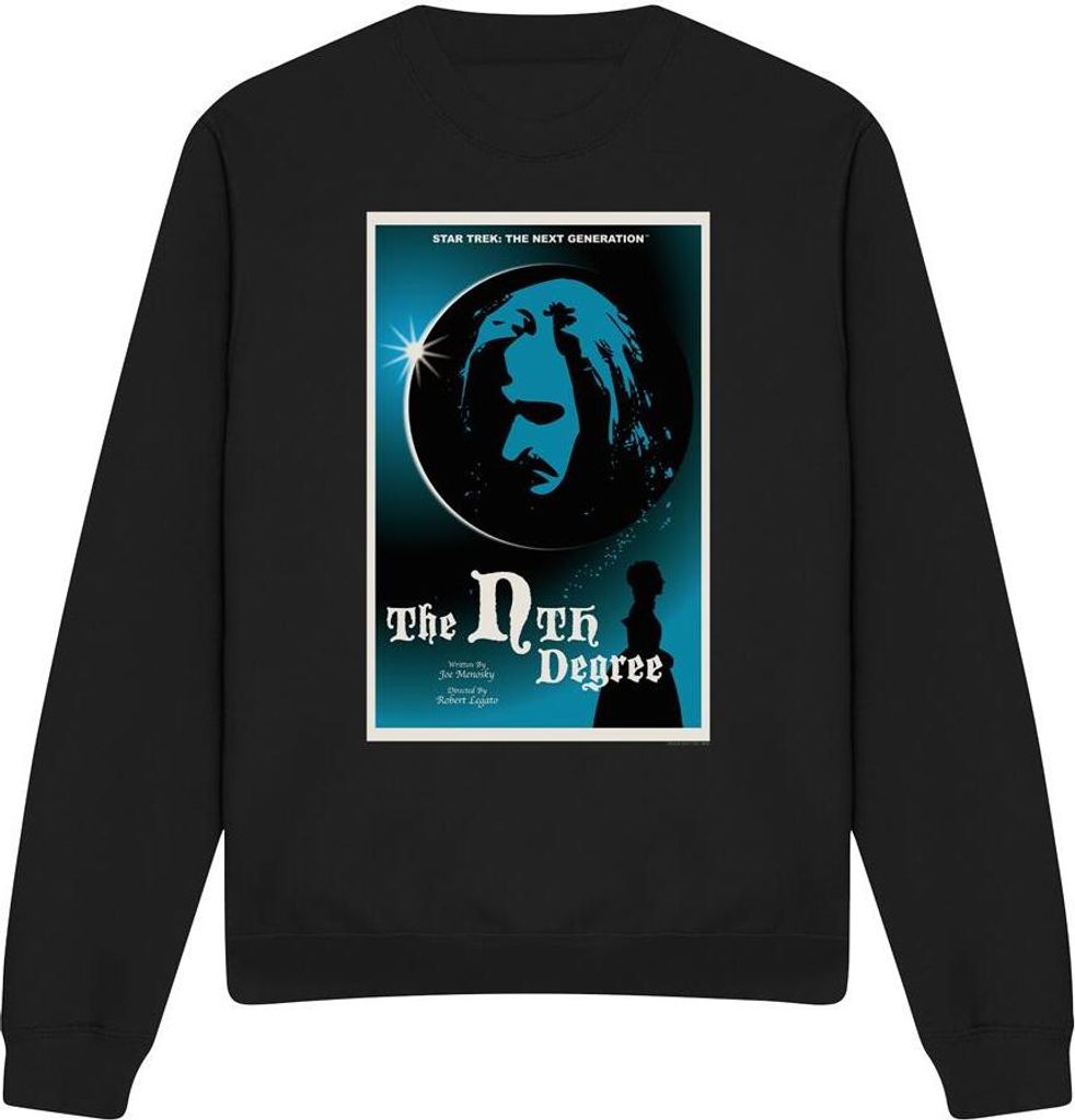 Star Trek - "The Next Generation Season 4 Episode 19" Sweatshirt für Herren/Damen Uni TV11855 (L) (Schwarz)