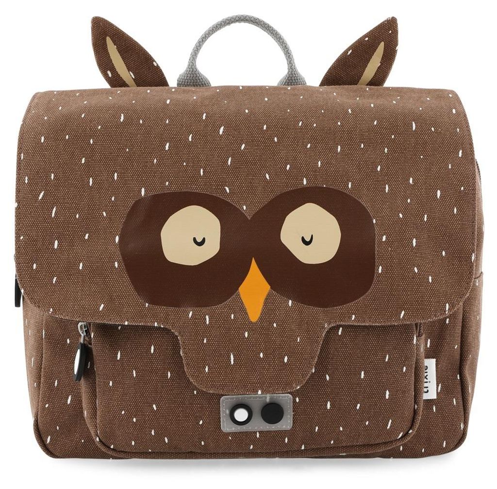 Trixie Schultasche Rucksack Mr. Owl - wasserabweisend und Produktbild 