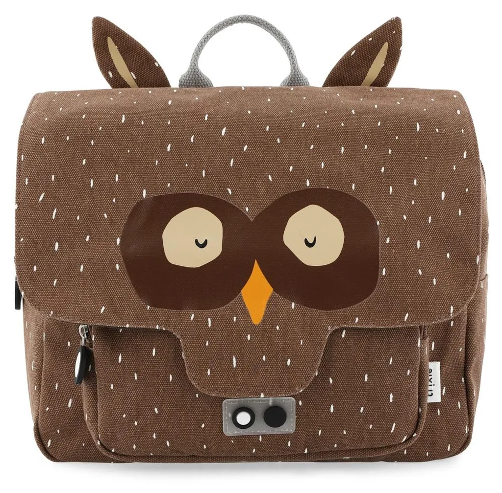 Petit Sac à Dos Robuste et Imperméable Trixie Mr. Owl pour la Maternelle