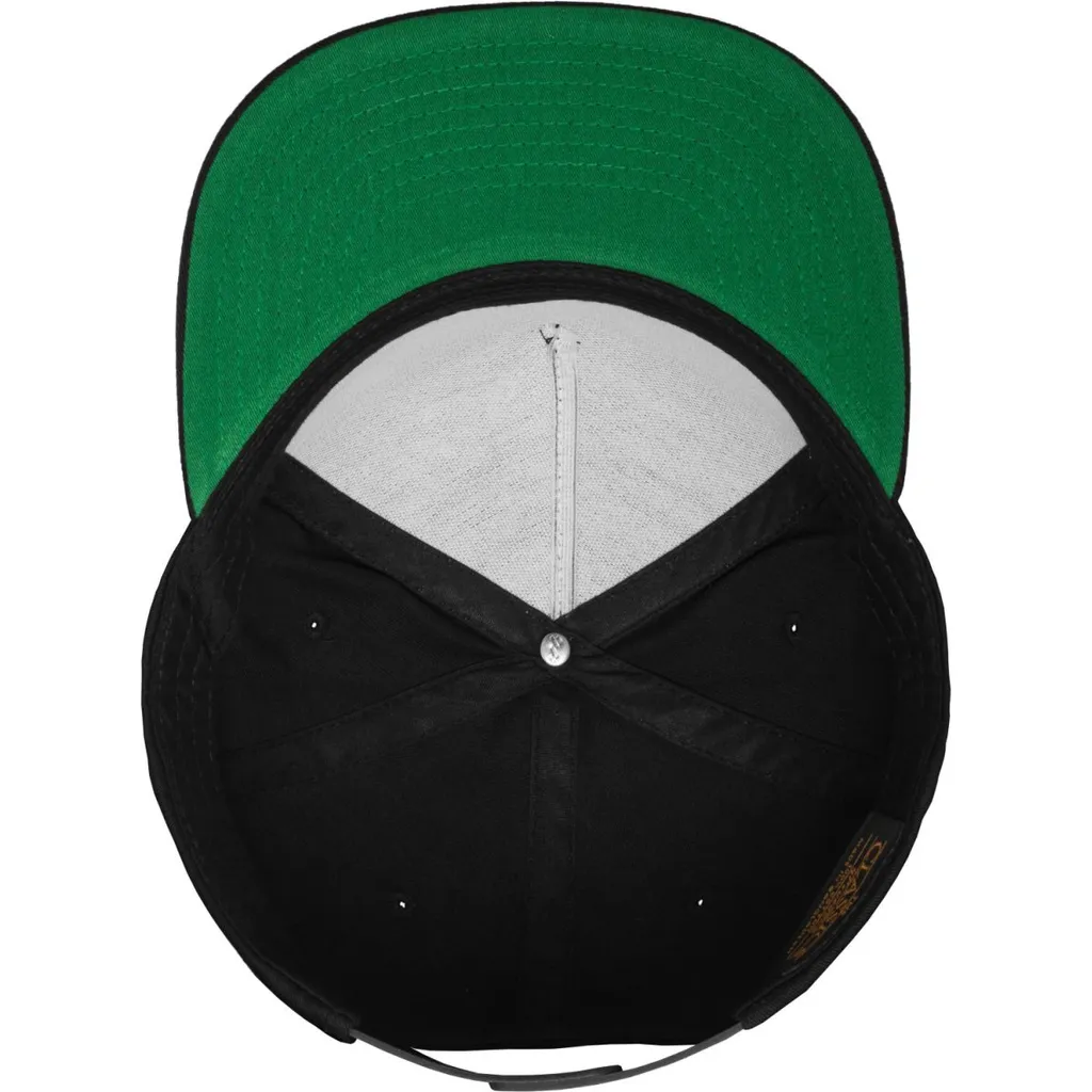 Cappello FLEXFIT 6007 Nero Snapback - Berretto 5 Panel Taglia Unica - 3