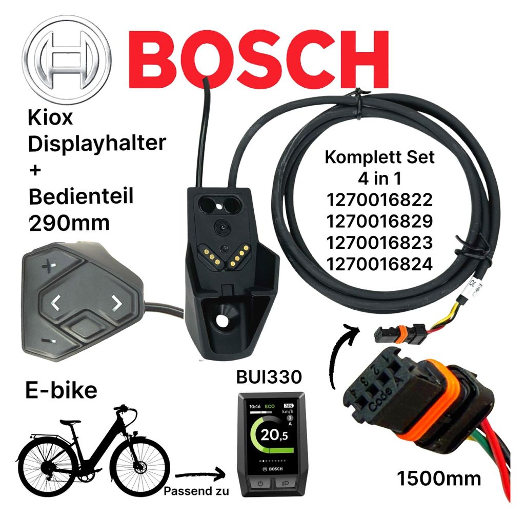 Bosch KIOX Displayhalter , Montageplatte, E-Bike Produktbild 