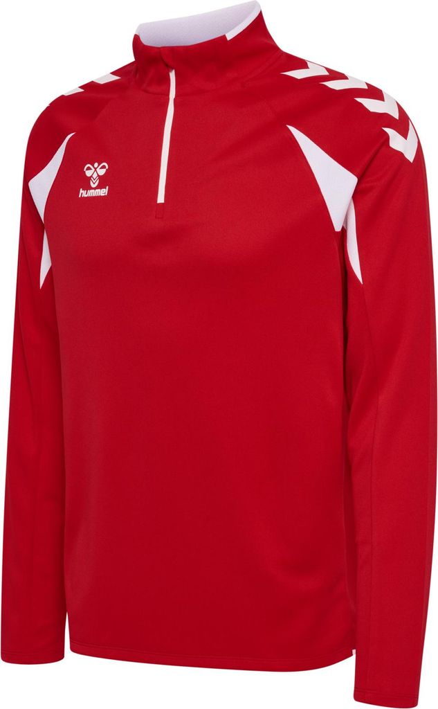 Hummel Hmlcore 2.0 Half Zip - true red/white, Größe:L