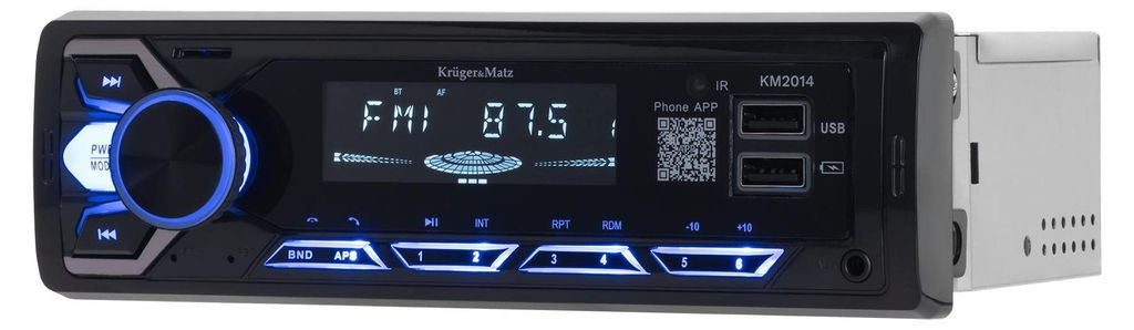 Auto přehrávač 1 z 4x15W Kruger&Matz Obrázek produktu 