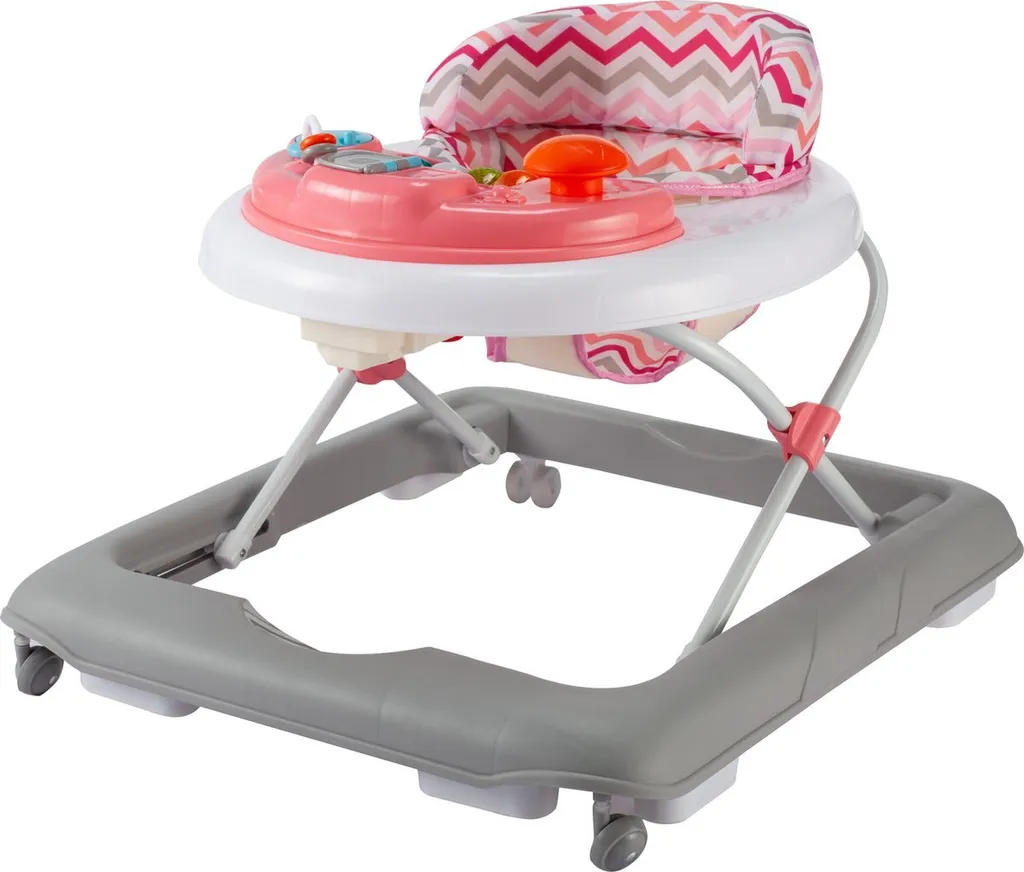 Poussette XAdventure Chevron rose pastel avec assise grand confort