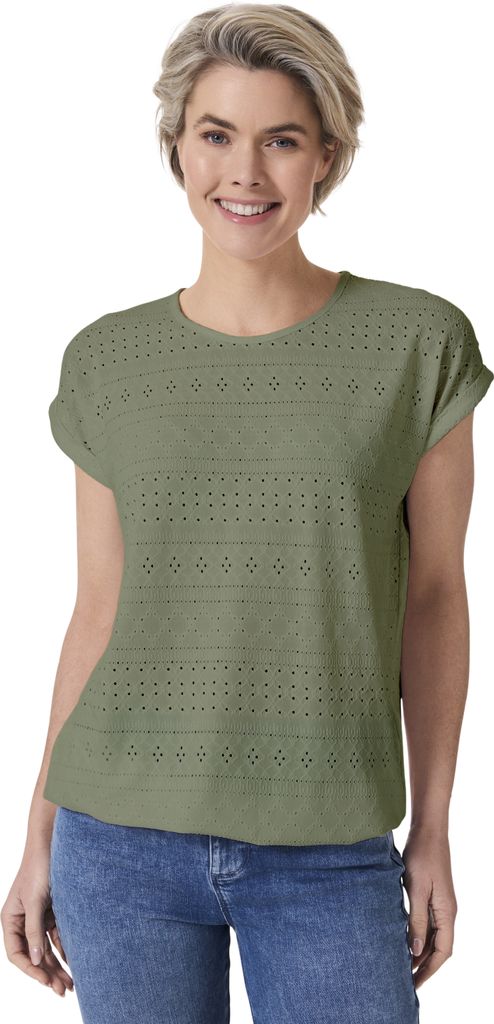 Stooker Women STCLEA Damen T-Shirt Regular Fit 48/50 oil green