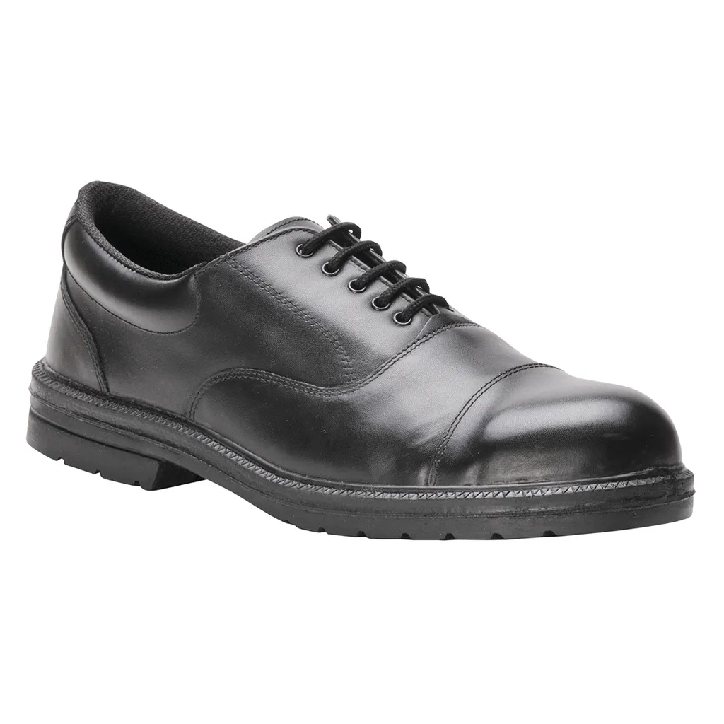 Chaussures de sécurité business Portwest FW47 S1P en cuir noir pointure 39