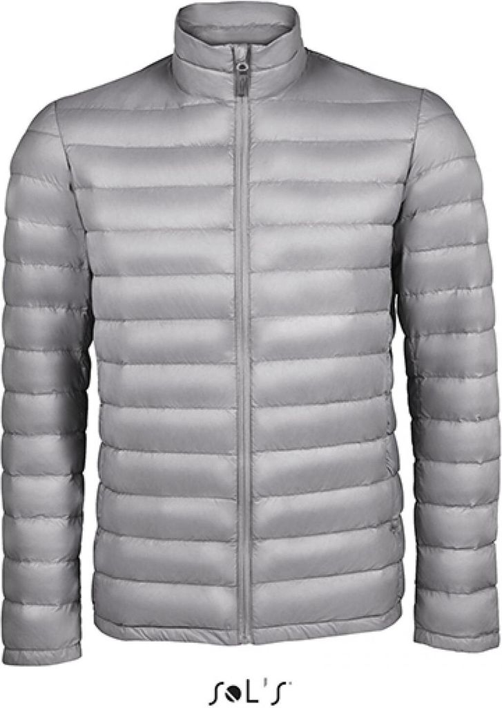 SOLs 02898 | Herren Jacke Wilson Men Jacket - Wattierung: 90% Daunen - Farbe: Metal Grey - Größe: XXL