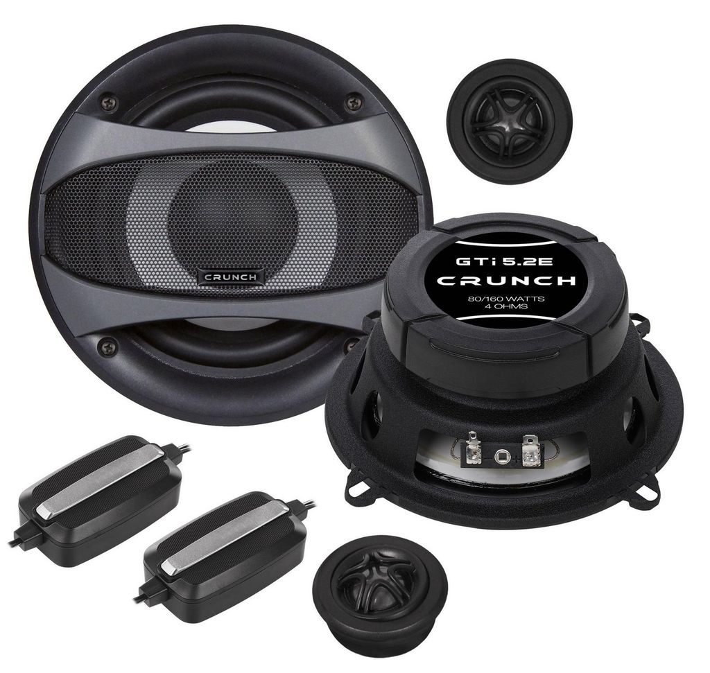 Crunch GTI5.2E, 160 W, 80 W, 4 Ohm, 62 - 22000 Hz, Neodym, Produktbild 