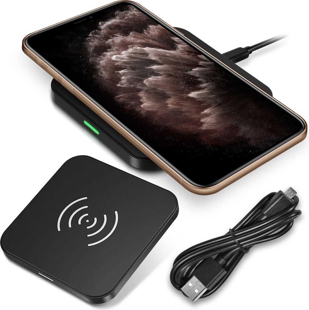QI Wireless Kabellos Ladegerät Apple iPhone 11 Pro Max Induktives Schnell Laden