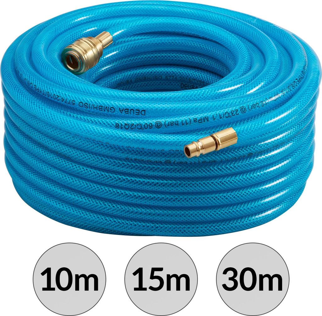 Tuyau à air comprimé 30m résistant max 15 bar raccord Image du produit 